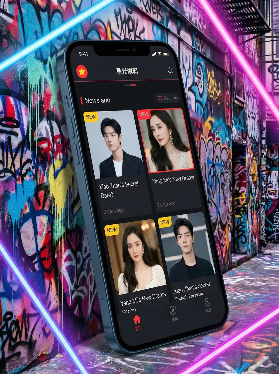通灵少年 APP界面展示 - 掌上吃瓜神器